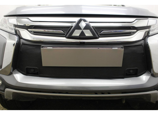 Защита радиатора - MITSUBISHI PAJERO SPORT 2016-2021г.в. (III) Защита радиатора - MITSUBISHI PAJERO SPORT 2016-2021г.в. (III)