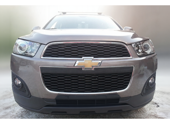 Защита радиатора - CHEVROLET CAPTIVA 2013-2015г.в. (I рестайлинг-2) Защита радиатора - CHEVROLET CAPTIVA 2013-2015г.в. (I рестайлинг-2)