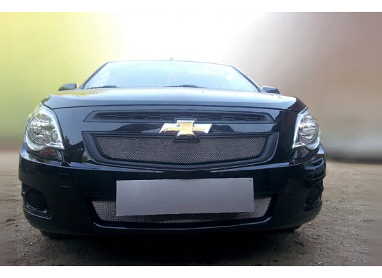 Защита радиатора - CHEVROLET COBALT 2013-2022г.в. (II) Защита радиатора - CHEVROLET COBALT 2013-2022г.в. (II)