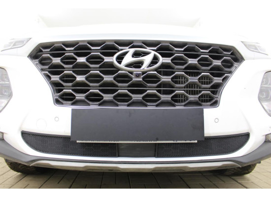 Защита радиатора - HYUNDAI SANTA FE 2018-2021г.в. (IV) Защита радиатора - HYUNDAI SANTA FE 2018-2021г.в. (IV)
