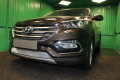 Защита радиатора - HYUNDAI SANTA FE 2015-2019г.в. (III рестайлинг) Защита радиатора - HYUNDAI SANTA FE 2015-2019г.в. (III рестайлинг)