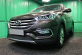 Защита радиатора - HYUNDAI SANTA FE 2015-2019г.в. (III рестайлинг) Защита радиатора - HYUNDAI SANTA FE 2015-2019г.в. (III рестайлинг)