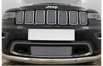 Защита радиатора - JEEP GRAND CHEROKEE (WK2) 2018-2024г.в. (IV рестайлинг-2)  (Laredo,Limited,Overland)