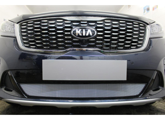 Защита радиатора - KIA SORENTO PRIME 2017-2020г.в. (III рестайлинг) 
