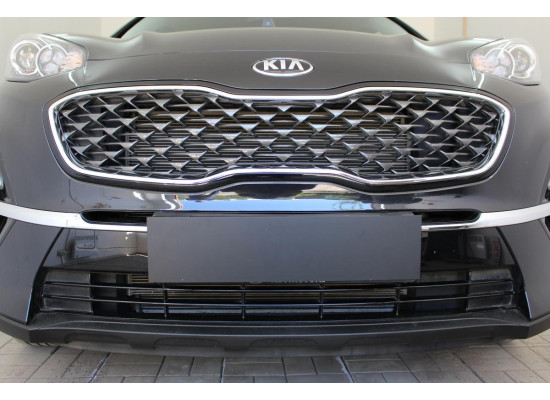 Защита радиатора - KIA SPORTAGE 2018-2022г.в. (IV рестайлинг) (кроме GT-Line) Защита радиатора - KIA SPORTAGE 2018-2022г.в. (IV рестайлинг) (кроме GT-Line)