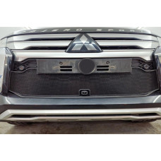Защита радиатора - MITSUBISHI PAJERO SPORT 2021-2022г.в. (III рестайлинг)