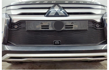 Защита радиатора - MITSUBISHI PAJERO SPORT 2021-2022г.в. (III рестайлинг)