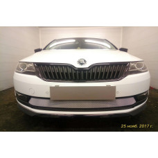 Защита радиатора - SKODA RAPID 2017-2020г.в. (I рестайлинг) 