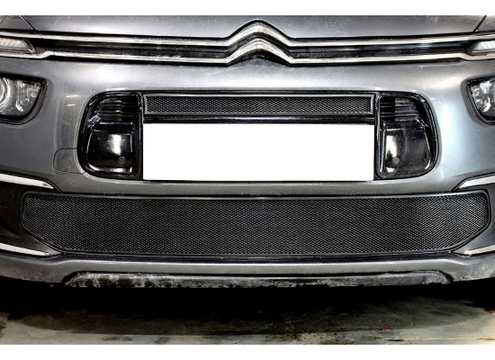 Защита радиатора - CITROEN C4 GRAND PICASSO 2016-2018г.в. (II рестайлинг) Защита радиатора - CITROEN C4 GRAND PICASSO 2016-2018г.в. (II рестайлинг)