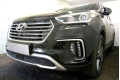 Защита радиатора - HYUNDAI GRAND SANTA FE 2016-2018г.в. (I рестайлинг) Защита радиатора - HYUNDAI GRAND SANTA FE 2016-2018г.в. (I рестайлинг)