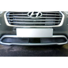 Защита радиатора - HYUNDAI GRAND SANTA FE 2016-2018г.в. (I рестайлинг) 