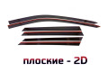 2D Дефлектор окон - LAND ROVER DISCOVERY SPORT 2014-2022 (I, I рестайлинг)