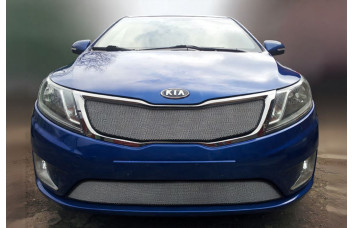 Защита радиатора - KIA RIO 2011-2015г.в. (III) (Комфорт,Люкс,Престиж)