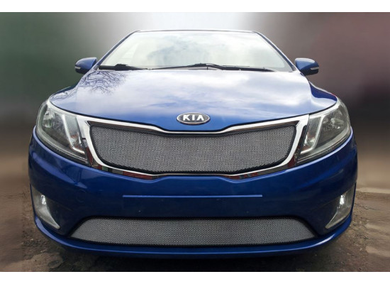 Защита радиатора - KIA RIO 2011-2015г.в. (III) (Комфорт,Люкс,Престиж)