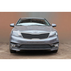 Защита радиатора - KIA RIO 2015-2017г.в. (III рестайлинг) (Комфорт,Люкс,Престиж)