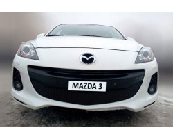 Защита радиатора - MAZDA 3 2011-2013г.в. (II рестайлинг) Защита радиатора - MAZDA 3 2011-2013г.в. (II рестайлинг)