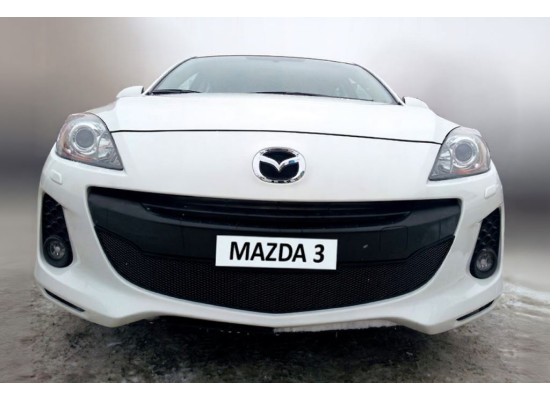 Защита радиатора - MAZDA 3 2011-2013г.в. (II рестайлинг) Защита радиатора - MAZDA 3 2011-2013г.в. (II рестайлинг)