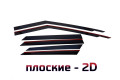2D Дефлектор окон - LAND ROVER RANGE ROVER EVOQUE 2018-2025г.в. (II,II рестайлинг)