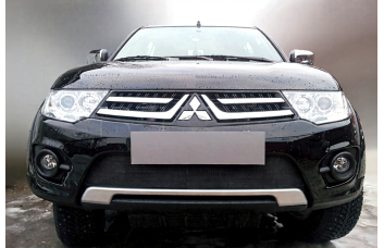 Защита радиатора - MITSUBISHI L200 2014-2015г.в. (IV рестайлинг)