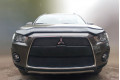 Защита радиатора - MITSUBISHI OUTLANDER (XL) 2009-2013г.в. (II рестайлинг) Защита радиатора - MITSUBISHI OUTLANDER (XL) 2009-2013г.в. (II рестайлинг)