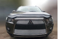Защита радиатора - MITSUBISHI OUTLANDER (XL) 2009-2013г.в. (II рестайлинг) Защита радиатора - MITSUBISHI OUTLANDER (XL) 2009-2013г.в. (II рестайлинг)