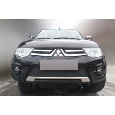 Защита радиатора - MITSUBISHI PAJERO SPORT 2013-2016г.в. (II рестайлинг) 