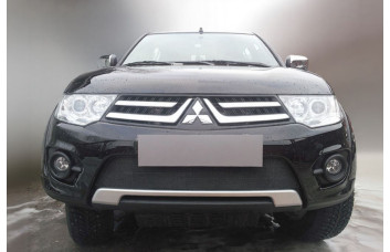 Защита радиатора - MITSUBISHI PAJERO SPORT 2013-2016г.в. (II рестайлинг) 