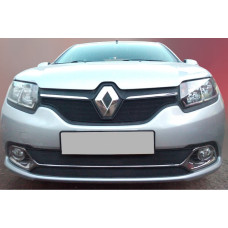 Защита радиатора - RENAULT LOGAN 2014-2018г.в. (II) privilege/Lux Privilege