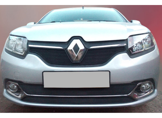 Защита радиатора - RENAULT LOGAN 2014-2018г.в. (II) privilege/Lux Privilege