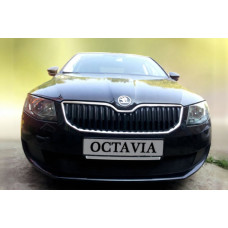 Защита радиатора - SKODA OCTAVIA A7 2013-2017г.в. (III)