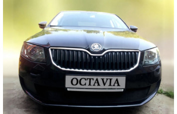 Защита радиатора - SKODA OCTAVIA A7 2013-2017г.в. (III)
