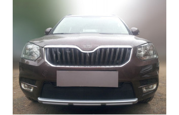 Защита радиатора - SKODA YETI (CITY) 2014-2018г.в. (I рестайлинг) 