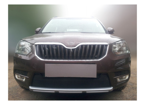 Защита радиатора - SKODA YETI (CITY) 2014-2018г.в. (I рестайлинг) 