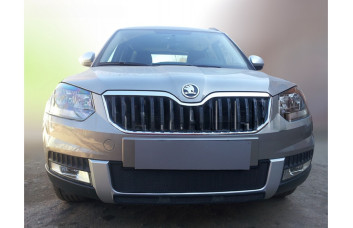 Защита радиатора - SKODA YETI (OUTDOOR) 2014-2018г.в. (I рестайлинг) 