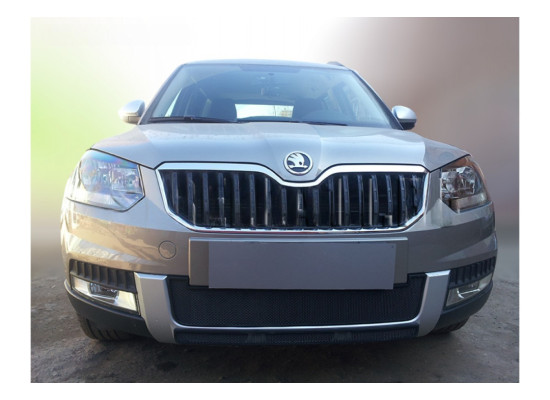 Защита радиатора - SKODA YETI (OUTDOOR) 2014-2018г.в. (I рестайлинг) 