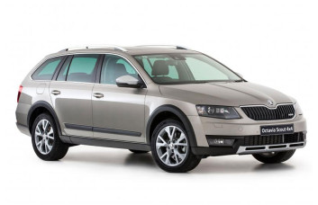 Защита радиатора - SKODA OCTAVIA А5 SCOUT 2008-2013г.в. (II рестайлинг) 