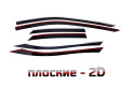 2D Дефлектор окон - LEXUS RX 350 2015-2022г.в. (IV, IV рестайлинг)