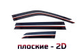 2D Дефлектор окон - CITROEN C4 PICASSO 2014-2018г.в. (II, II рестайлинг)