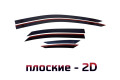 2D Дефлектор окон - CITROEN DS7 2017-2025г.в. (I, I рестайлинг)