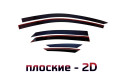 2D Дефлектор окон - CITROEN DS7 2017-2025г.в. (I, I рестайлинг)