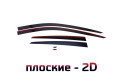 2D Дефлектор окон - HYUNDAI ELANTRA 2020-2025г.в. (VII, VII рестайлинг)