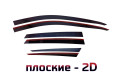 2D Дефлектор окон - HYUNDAI TUCSON 2020-2023г.в. (IV), гибрид, Европа