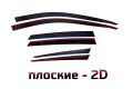 2D Дефлектор окон - HYUNDAI TUCSON 2020-2023г.в. (IV), гибрид, Европа