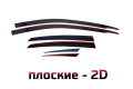 2D Дефлектор окон - KIA K3 2018-2025г.в. (II, II рестайлинг)