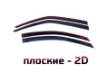 2D Дефлектор окон - KIA FORTE 2008-2013г.в. (I)