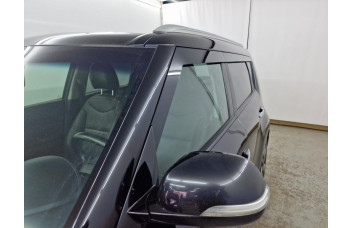 2D Дефлектор окон - KIA SOUL 2014-2019г.в. (II, II рестайлинг)