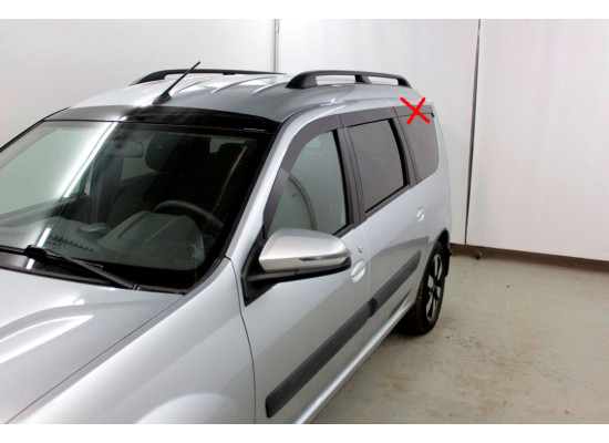 2D Дефлектор окон - LADA LARGUS 2012-2025 (I и все рестайлинги) - 7 мест