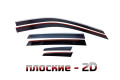 2D Дефлектор окон - RENAULT SCENIC 2003-2009г.в. (II, II рестайлинг)