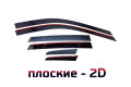 2D Дефлектор окон - RENAULT SCENIC 2003-2009г.в. (II, II рестайлинг)