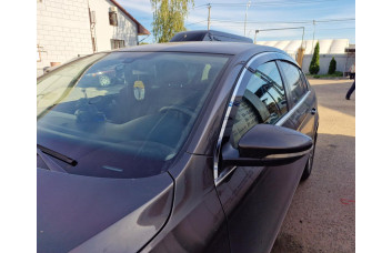 2D Дефлектор окон - VOLKSWAGEN PASSAT (B7) 2010-2015г.в. (VII) Седан
